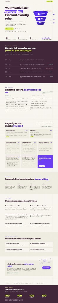 Funnel Mage homepage preview